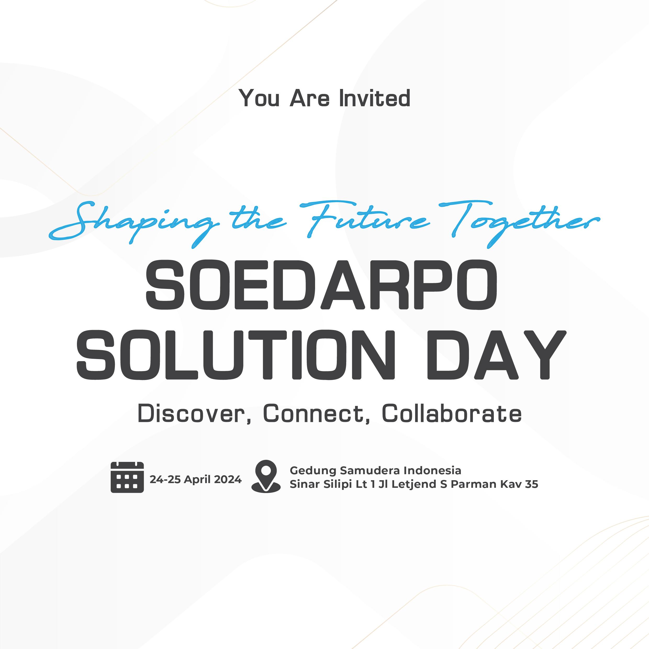 SOEDARPO SOLUTION DAY